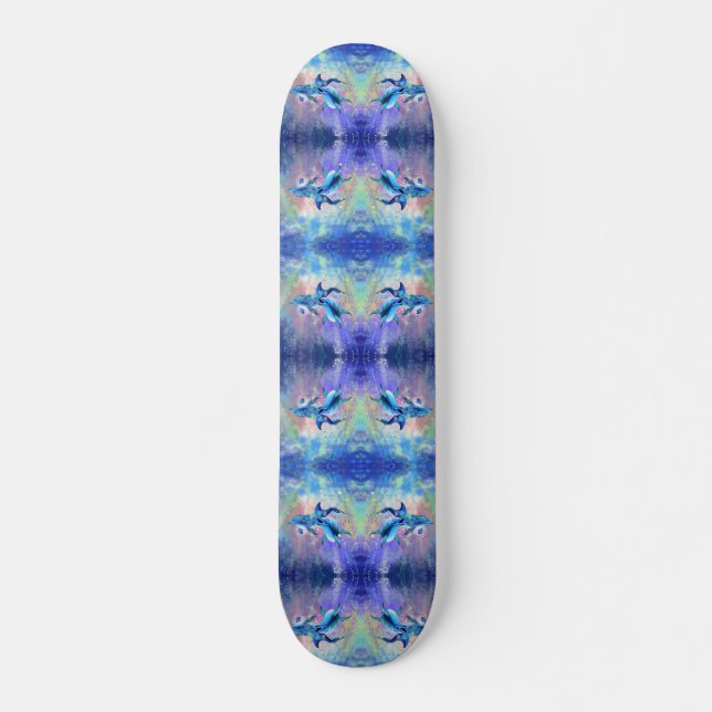 Blankt par - vacker - mini skateboard bräda 18,5 cm (Framsida)