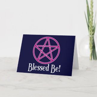 Blankt pentagram kort