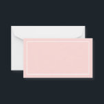 Blankt  Rosa Bröllop råd och Önskemål<br><div class="desc">Blankt  och vit Bröllop Bröllop och Önskemål-kort med vit rektangel gräns på  rosa. Perfekt som bröllop placerar kort,  affärskort och mycket mer. Klicka på anpassningsknappen för att anpassa designen genom att välja bakgrundsbild färg som du vill använda.</div>