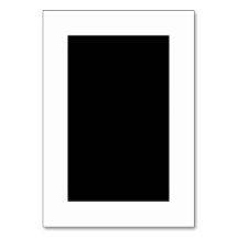 Blankt svartvitt-Bordsnummer för anpassade