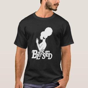 Blankt, tacksamt, blankt en t shirt