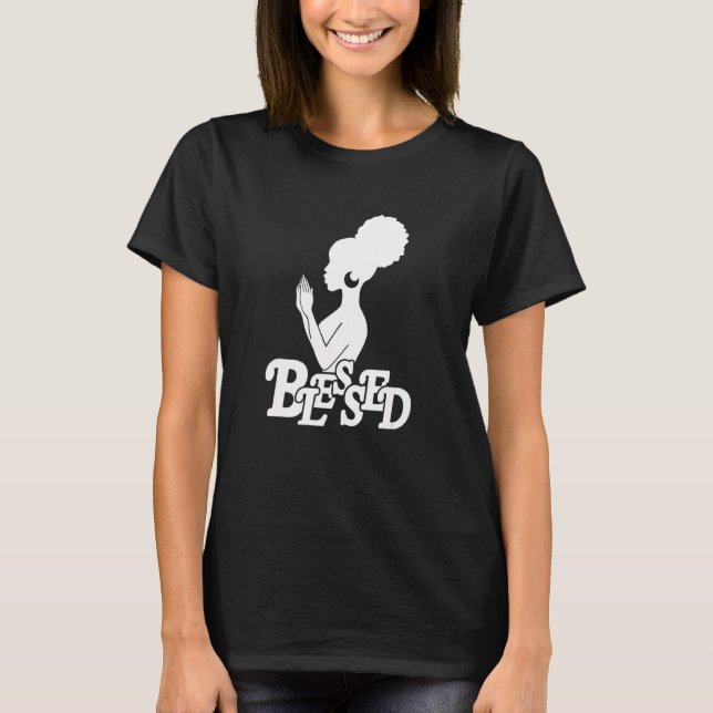 Blankt, tacksamt, blankt en t shirt (Framsida)