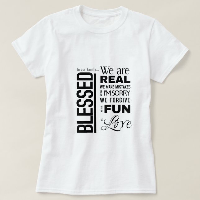 Blankt Tee Shirt (Design framsida)