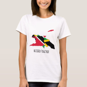 Blankt   TRINIDAD FLAGGA   JAMAICA FLAGGA   Patrio T Shirt
