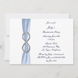 Blåofinity Bachelorette Party-inbjudan Inbjudningar