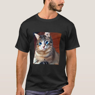 Blåögd kattunge Katt sötnos & söt kattdjur T Shirt