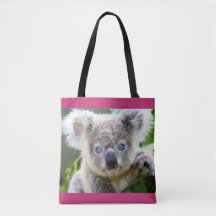 Blåögd Koala Tote Bag
