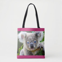 Blåögd Koala Tote Bag Tygkasse