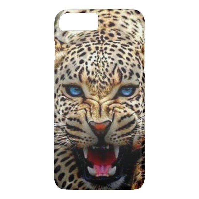 Blåögd leopard iphone case Case-Mate iPhone skal (Baksida)