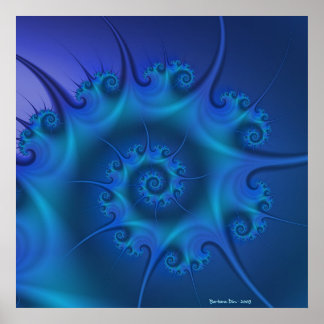 Blåögd sjön poster