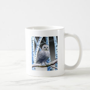 Blåögd snöuggla kaffemugg
