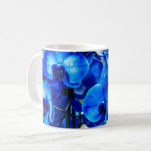 Blåorkidéer Kaffemugg