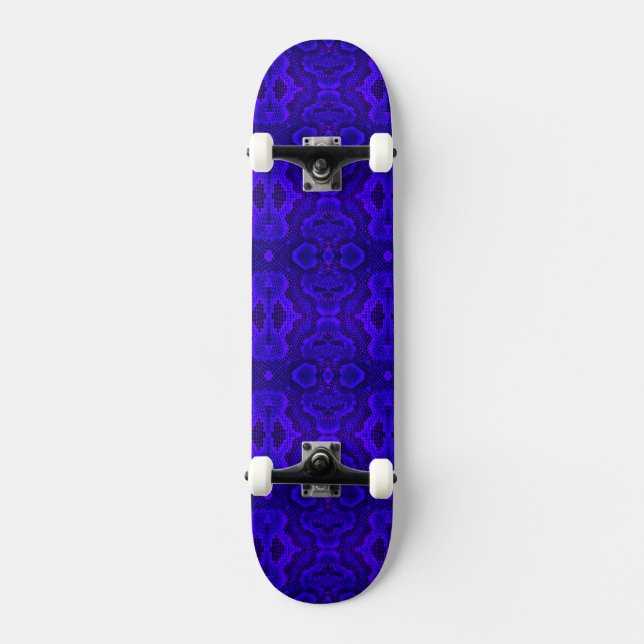 Blåorm Struktur SkateBoard Bräda 20,5 Cm (Framsida)