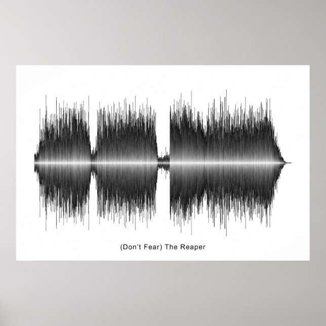 Blåosterkassett Reaper Soundwave Art Poster (Framsidan)