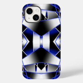 Blåövertoningsfylld mekanisk Teckning-mosaik