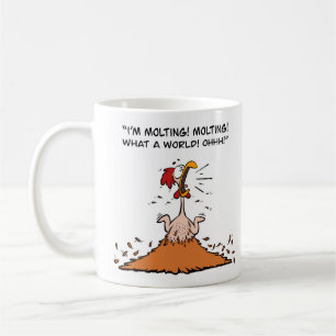 Blåpanik hos kycklingar kaffemugg