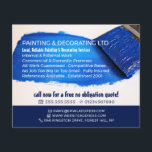 Blåpensel, Painter & Decorator Advertising Flygblad<br><div class="desc">Blåpensel,  Painter & Decorator Reklamflygare av Affärskortet Store.</div>