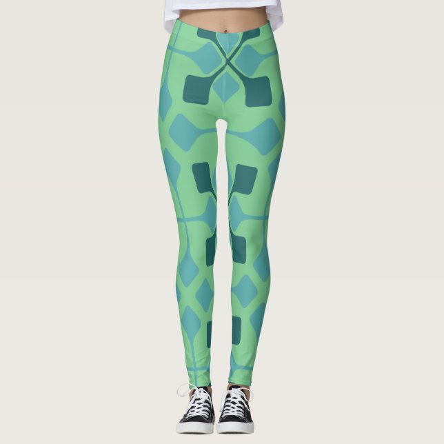 Blåpilar Leggings (Framsida)