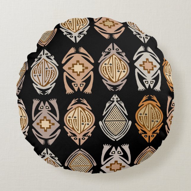 Blapingrodor Rund Kudde (Framsidan)