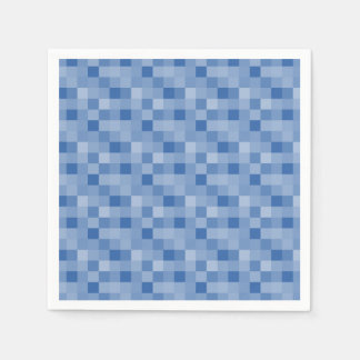 Blåpixelrutor mönster pappra blöjor pappersservett
