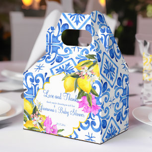 Blåplattor citron Bougainvillea-anpassningsbar ger Presentaskar