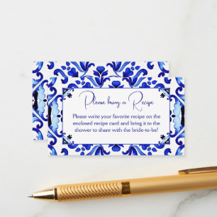 Blåplattor, mexikanska möhippor tilläggskort