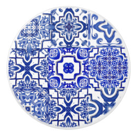 Blåplattor, mosaik, majolica knopp