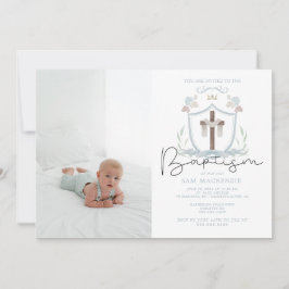 Blåpojkar inbjudan till första baptism