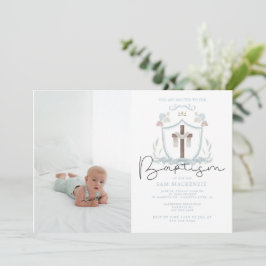 Blåpojkar inbjudan till första baptism