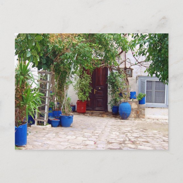 Blåpotterivykort Vykort (Framsida)