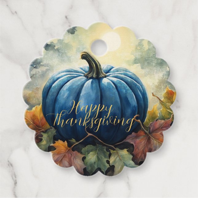 Blåpumpor - Förpackning Gåvor Etiketter (Framsida)