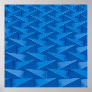 Blåpyramider Poster