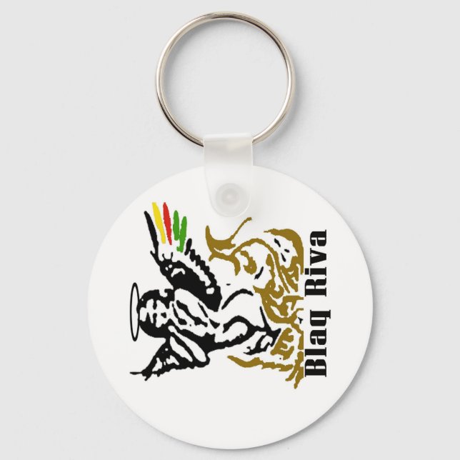 Blaq Riva Angel Keychain Nyckelring (Framsida)