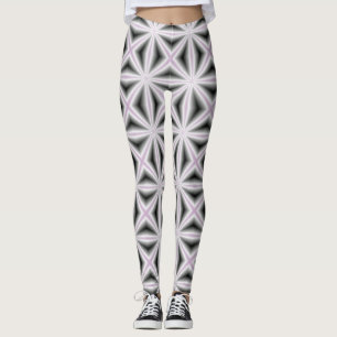 Blar av mosaikdiamanter leggings