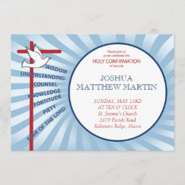 Blåraader för bekräftelseinbjudan inbjudningar