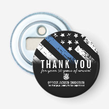 Blåradmedarbetare vid polisens Pension-årsdag