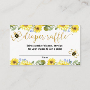 Blåraffkort i gula blommor humla tilläggskort