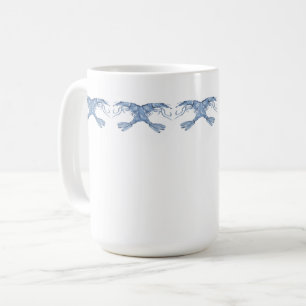 Blåräka räkor Kaffe Mugg