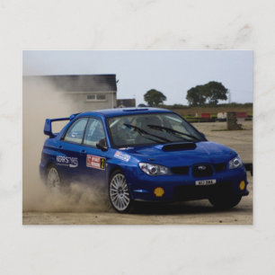Blårally Vykort