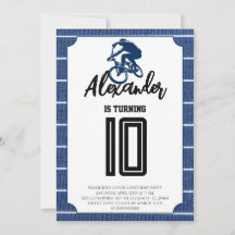 Blårandig BMX-cykel födelsedagspresent