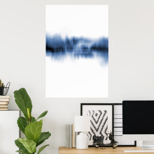 Blåreflektion Poster