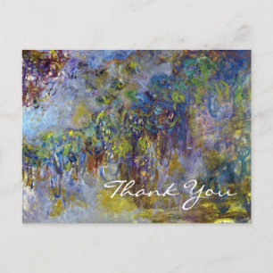 Blåregn av Claude Monet, Tack Vykort