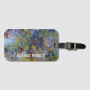Blåregn (höger halva) av Claude Monet Bagagebricka