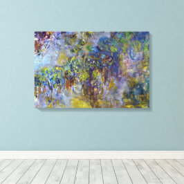 Blåregn (höger halva) av Claude Monet Canvastryck