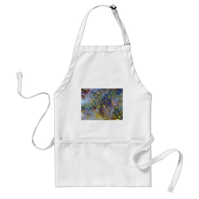 Blåregn (höger halva) av Claude Monet Förkläde (Framsidan)