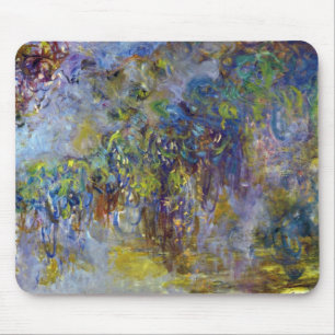 Blåregn (höger halva) av Claude Monet Musmatta