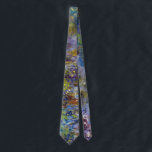 Blåregn (höger halva) av Claude Monet Slips<br><div class="desc">Wisteria (höger halva) (1917-1920) av Claude Monet är en vintage impressionistisk naturmålning som visar den högra halvan av ett större stilleben med blommor. Den är en del av en serie målningar med wisteria som Monet målade under våren från sin trädgård i Giverny,  Frankrike.</div>