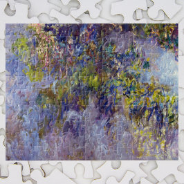 Blåregn (vänster halva) av Claude Monet Pussel