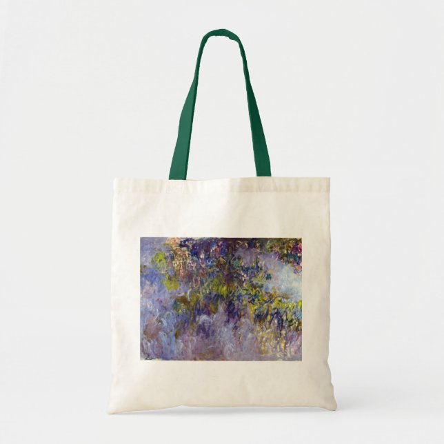 Blåregn (vänster halva) av Claude Monet Tygkasse (Framsidan)
