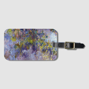 Blåregn (vänstra halvan) av Claude Monet Bagagebricka